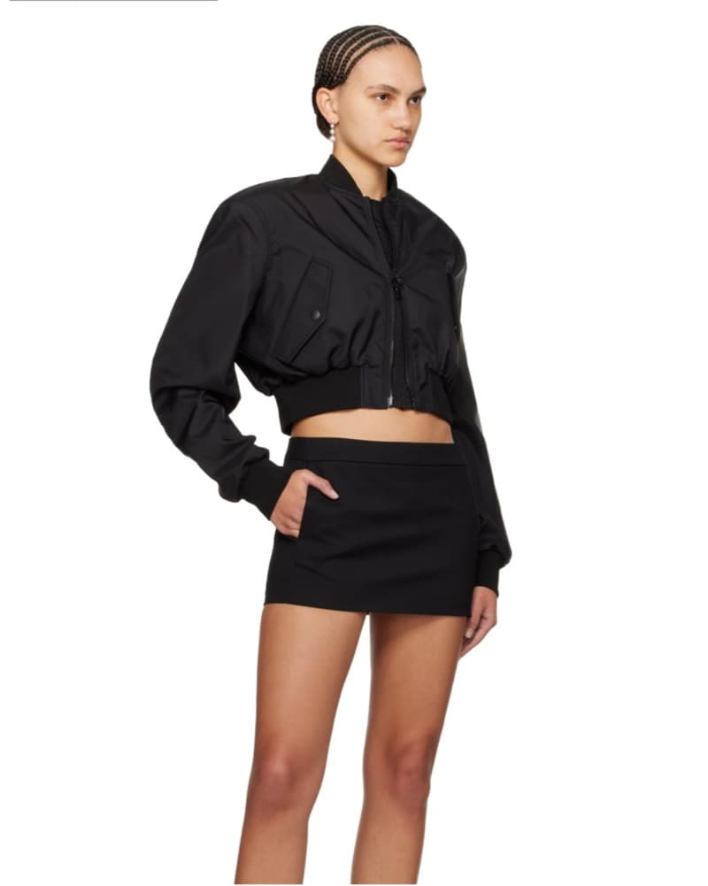 WARDROBE.NYC Black Micro Miniskirt - Image 2