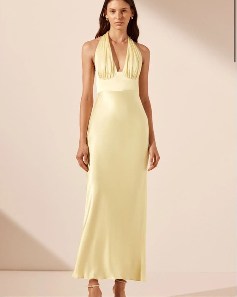 Shona Joy Dress - Yellow - Image 5