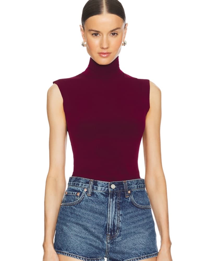 Norma kamali Turtleneck Sleevless Top - Image 1