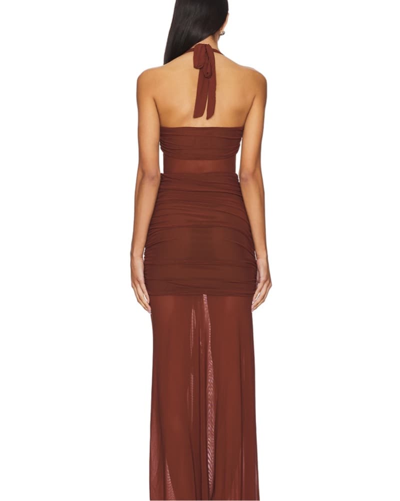 Tallula Maxi Dress Espresso XS - Image 3