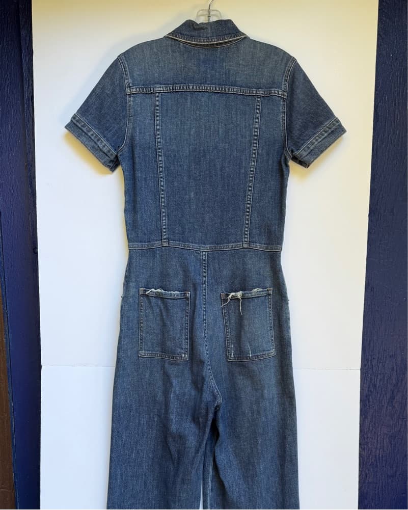Reformation Georgia Denim Jumpsuit - Image 5