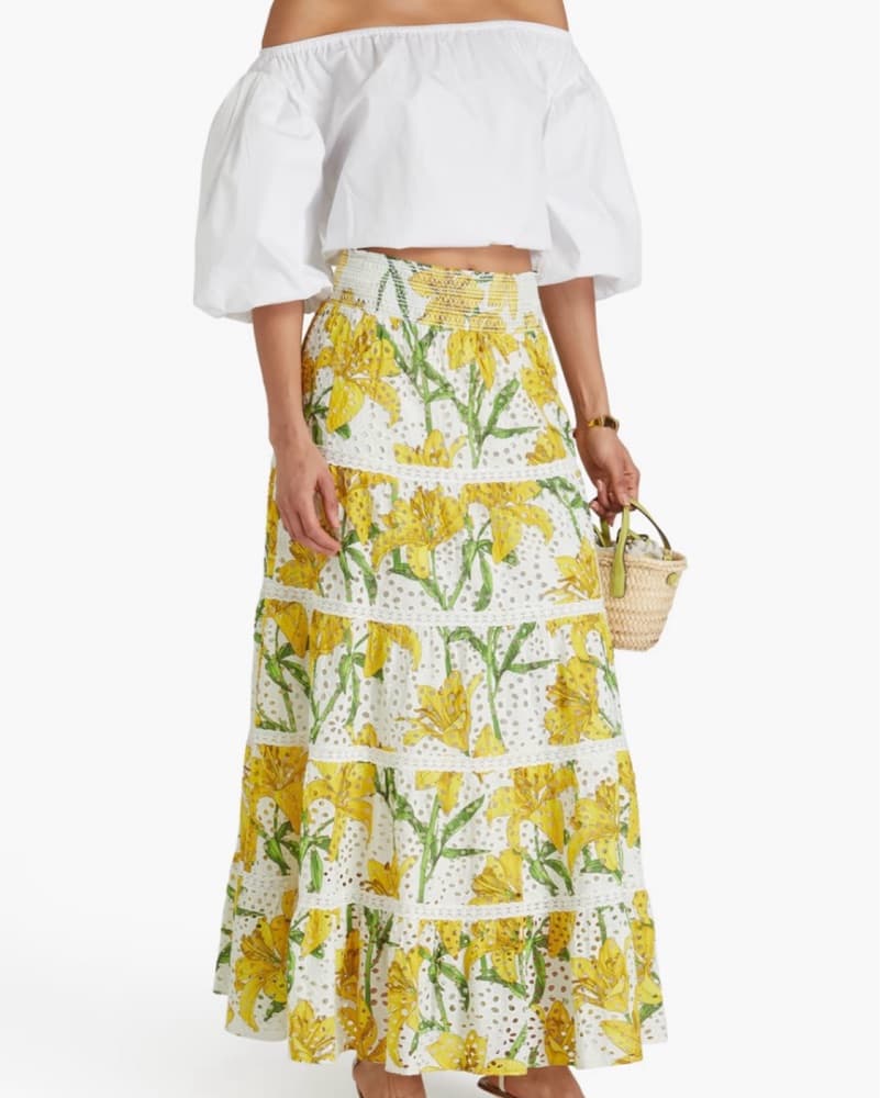Alice And Olivia Floral Skirt - Image 5