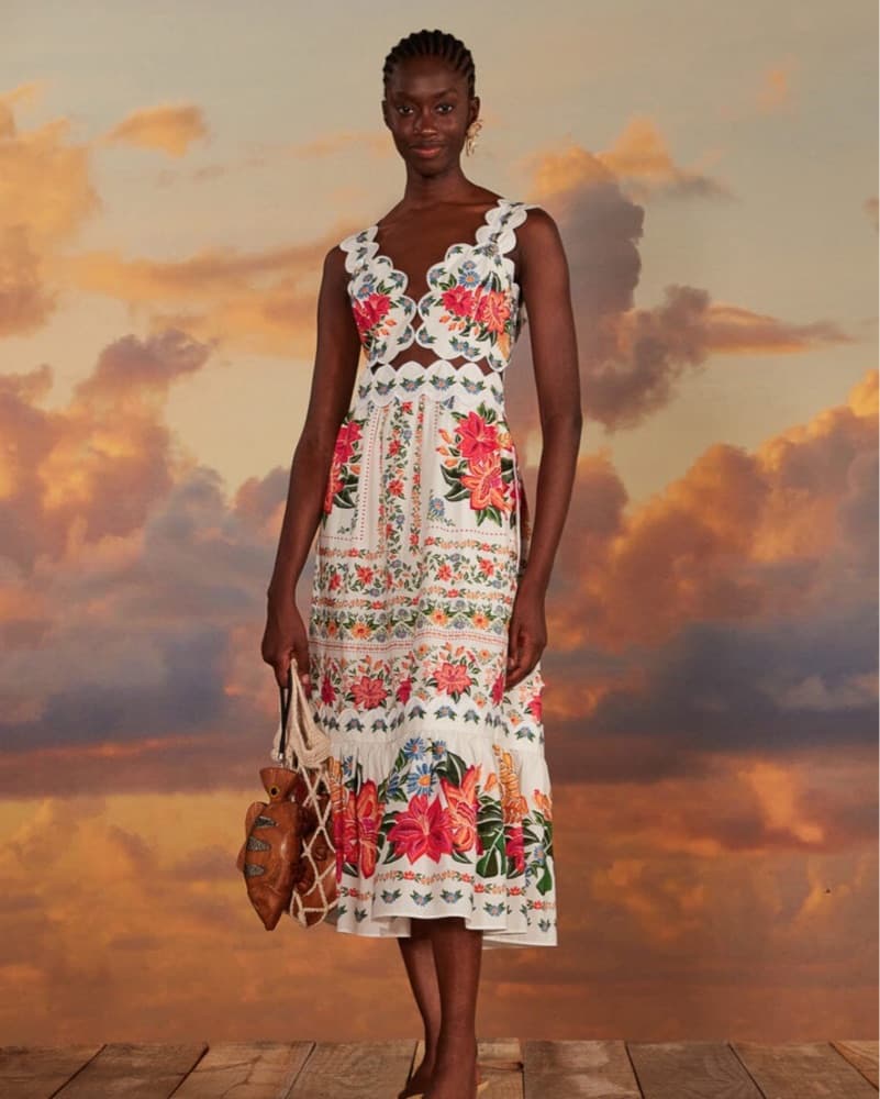 Farm Rio Midi Dress - Image 1