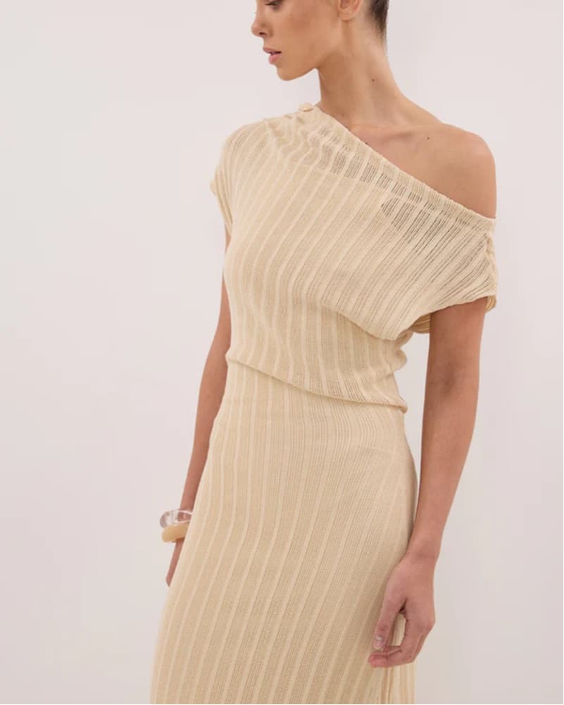 Diish Knit Semi-Sheer Maxi Dress  - Image 5
