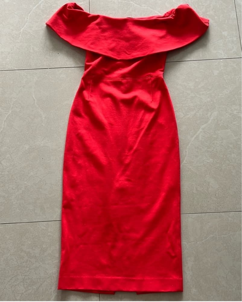 Aritzia Red Midi Dress Size 00 - Image 2