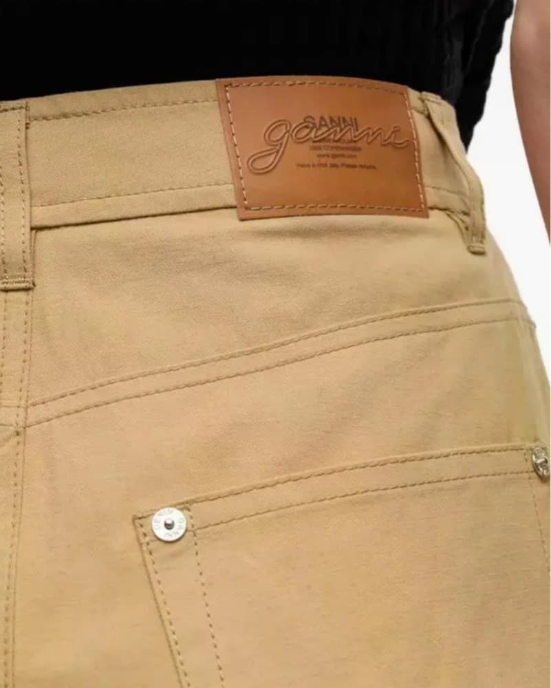 Ganni Tan Maxi Skirt  - Image 3