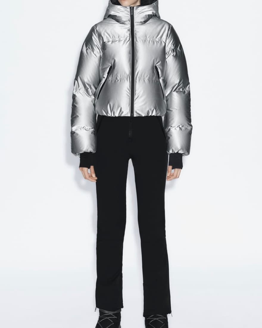 Zara Silver Ski Jacket  - Image 1