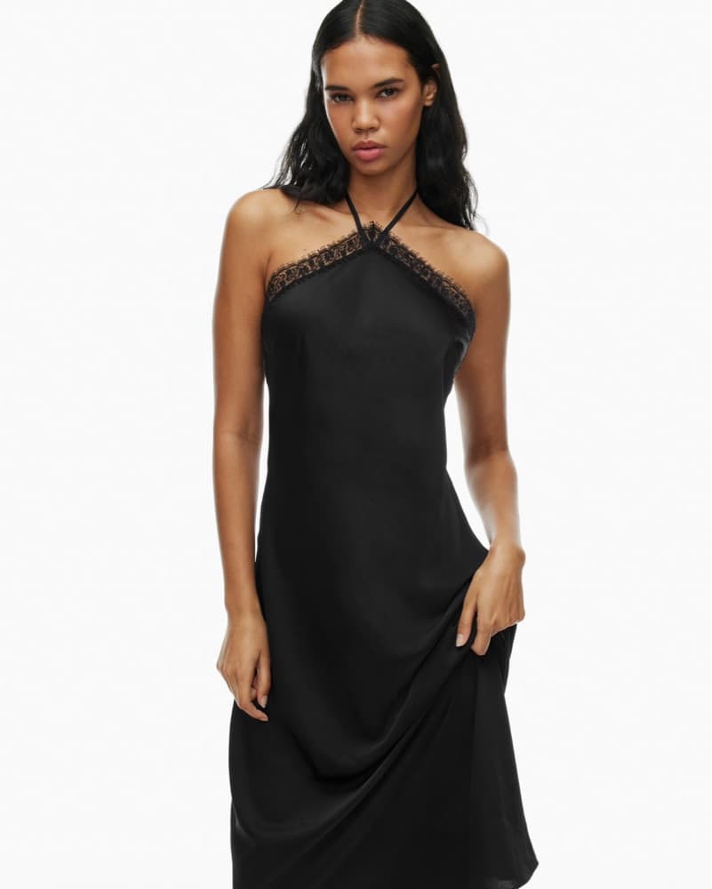 Black Halterneck Dress Frim Aritzia - Image 1