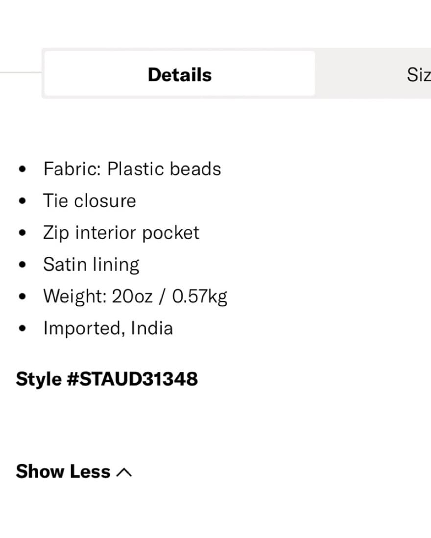 Staud Beaded Patchwork Cote Tote Bag - Image 2