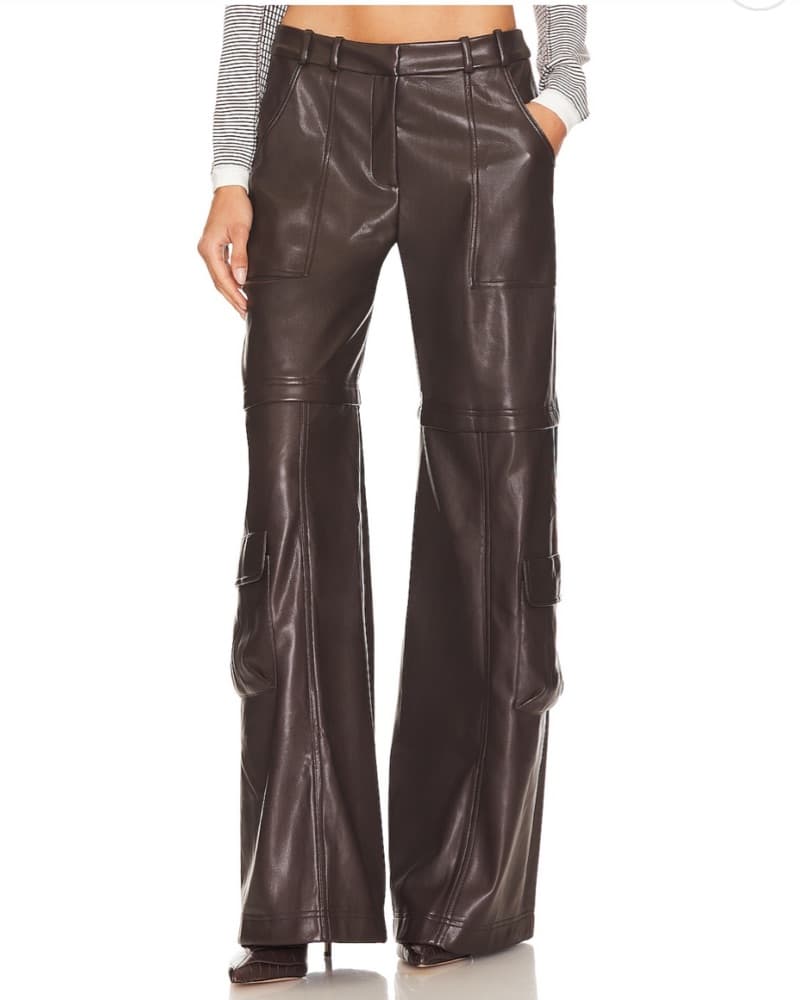 Amanda Uprichard Lucas Pants Cocoa - Image 1