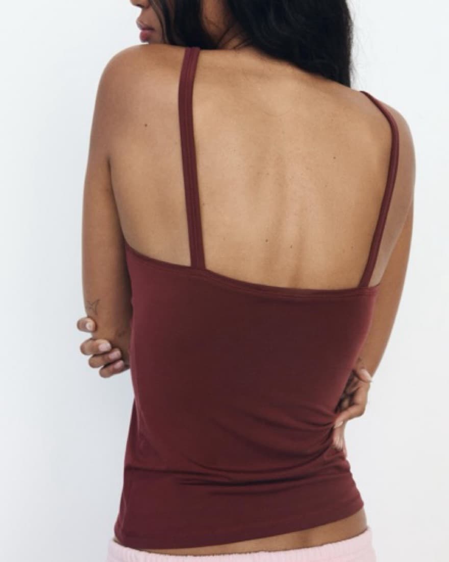 Viral Zara Burgundy Top - Image 3