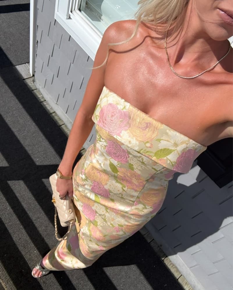 Elin Gown Champagne Garden  - Image 4