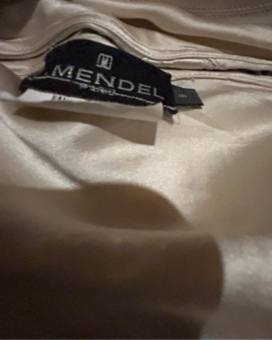J Mendel White Satin Gown  - Image 6