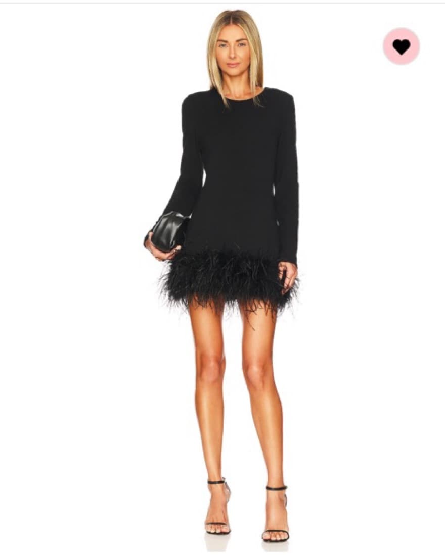 Black Cocktail Dress - Image 1