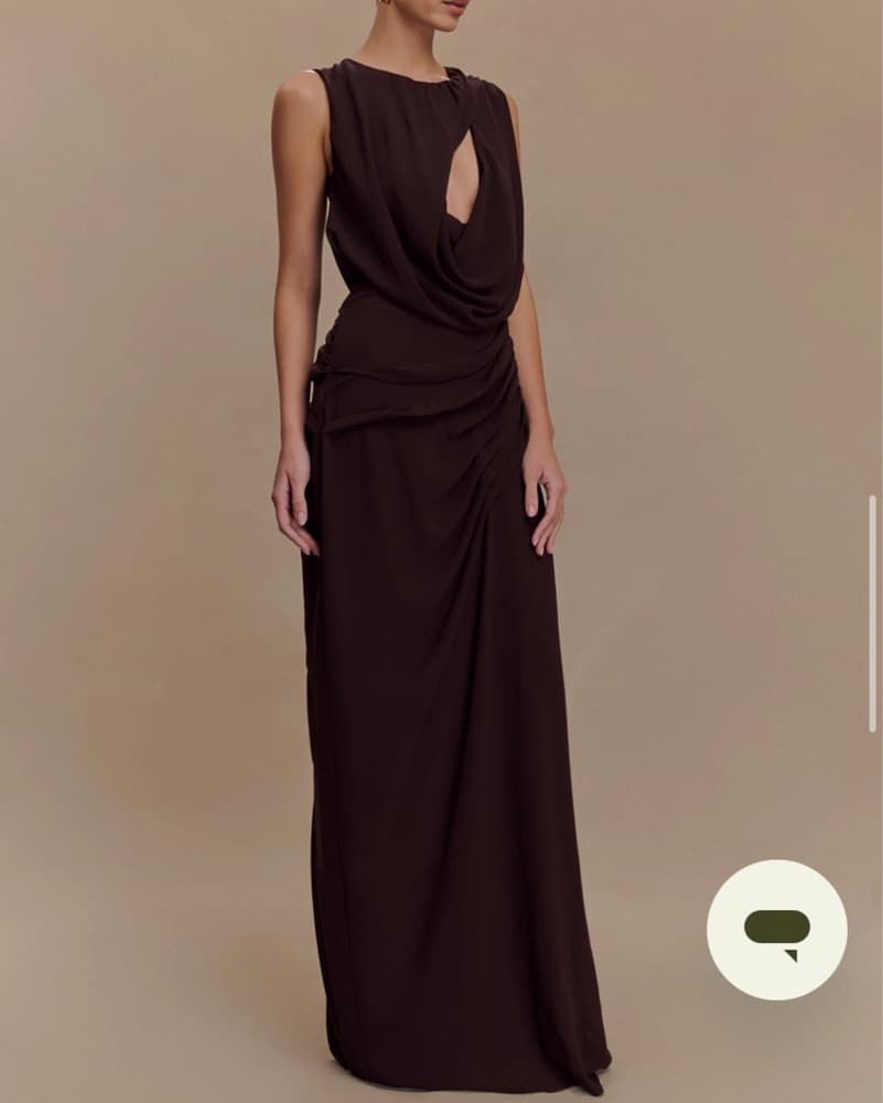 Meshki Oria Dress Brown - Image 4