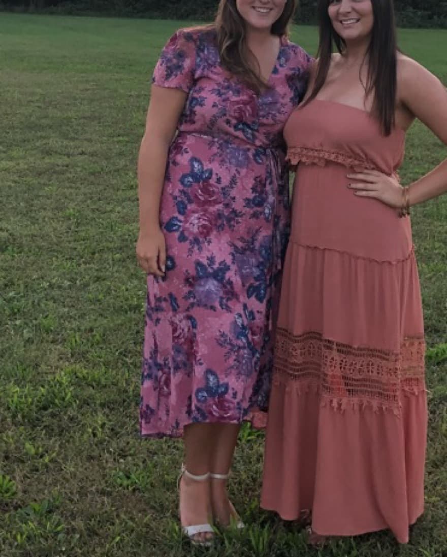 WAYF Wrap Floral Dress - Image 4