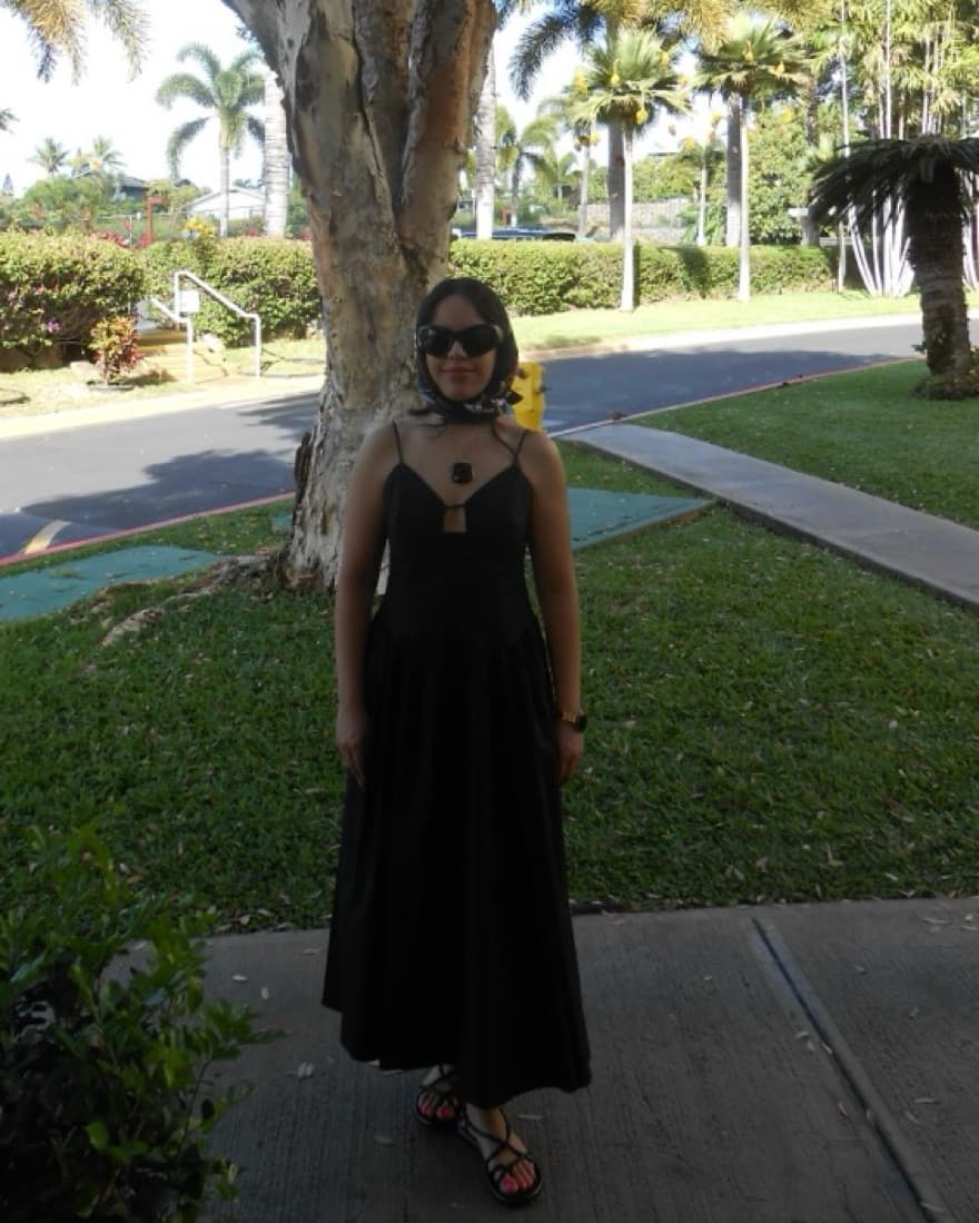Black Spring Summer Maxi Dress - Image 3