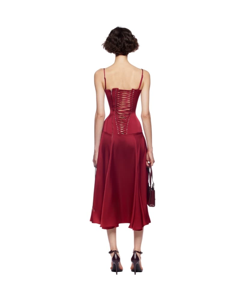Fanci Club Clavicle Corset Dress  - Image 5
