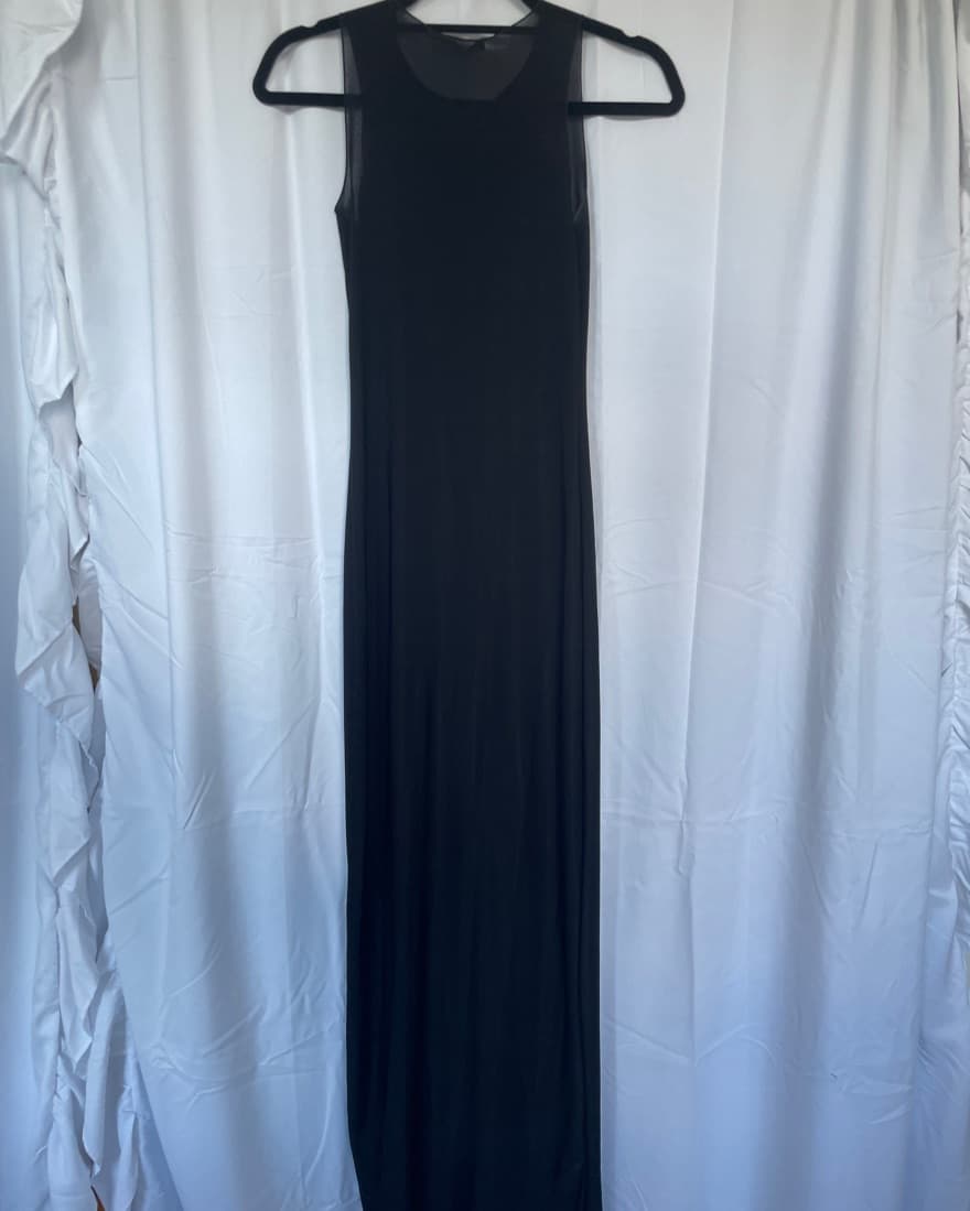 Black Sheer Dress - Image 3