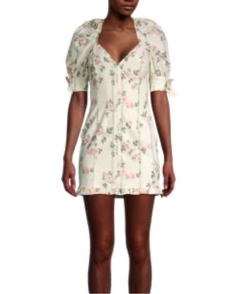 For Love and Lemons Floral Mini Dress - Image 4