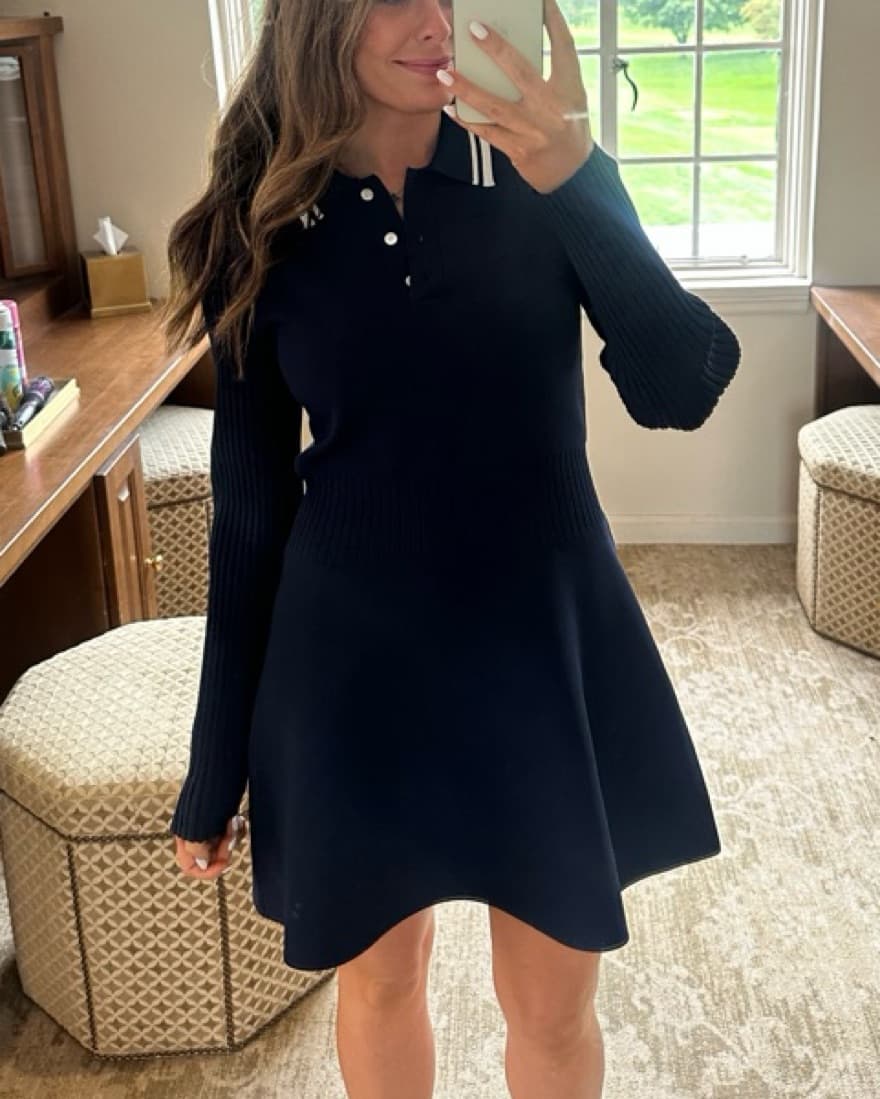 Navy Tory burch dress - Image 1