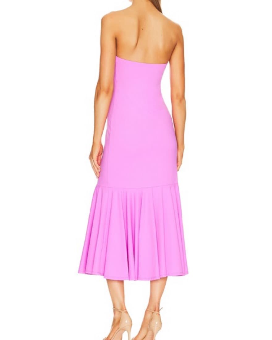 Susana Monaco Tube Midi Dress In Bubble - Image 2