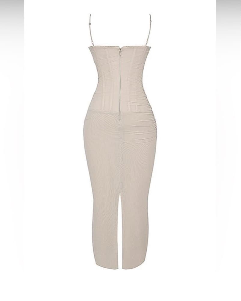 House of CB NALINI SAND MAXI DRESS Lp - Image 2
