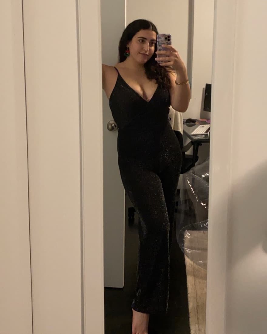Glitter Black Jumpsuit - Image 2
