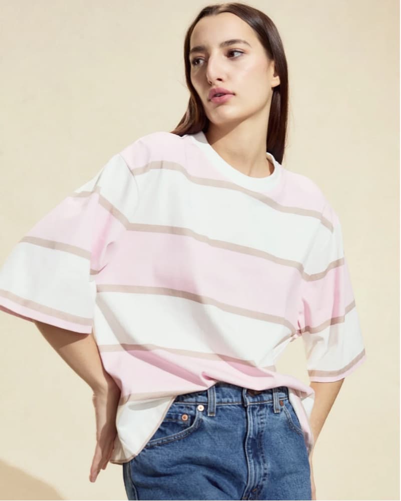 Cynthia Rowley Malibu Striped Tee - Image 1
