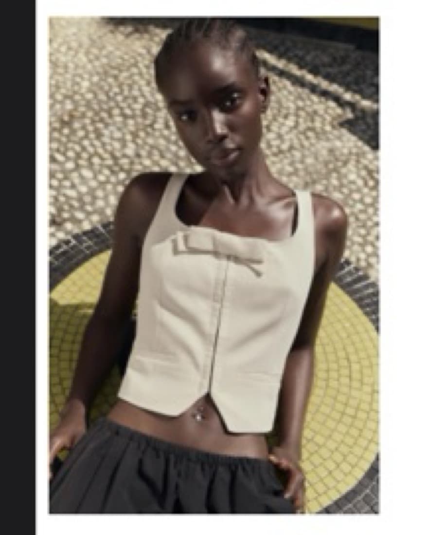 Bow Vest Top And Mini Skirt - Image 2