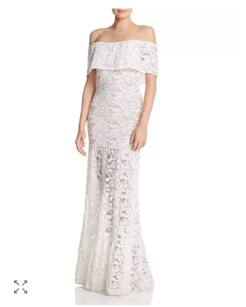 Nightcap Positano Lace Off-the-Shoulder  - Image 1
