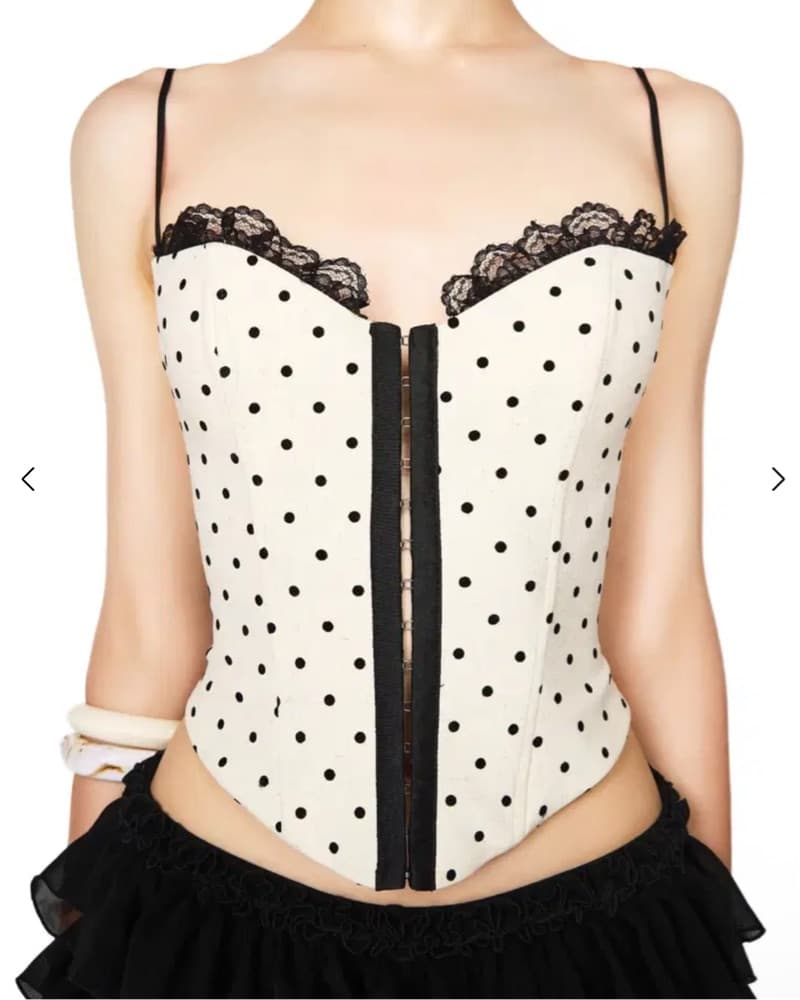 L Soul Polka Dot Corset - Image 1