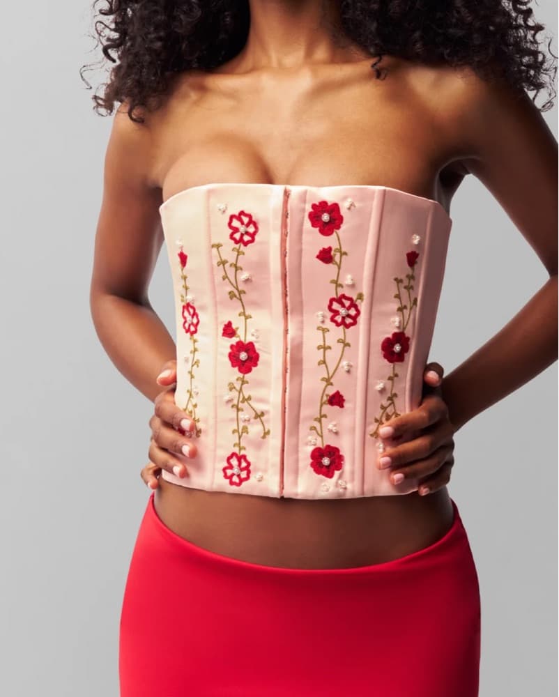 Danielle Guizio Ballet Slipper Corset - Image 1
