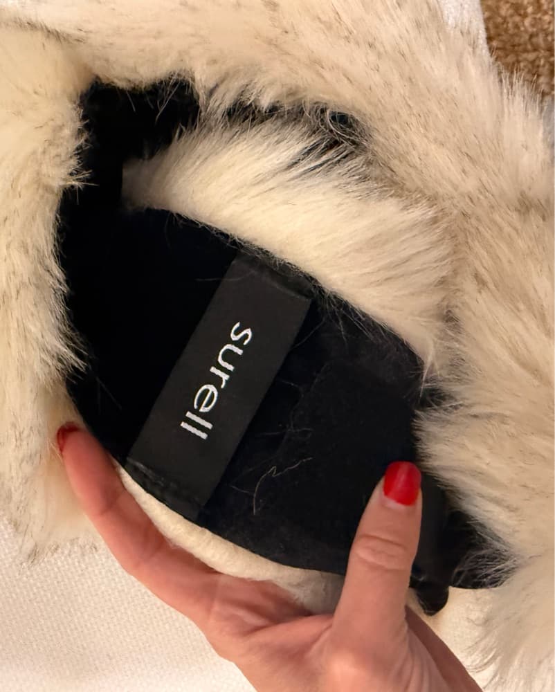 Mink Fur Trim Headband - Image 3