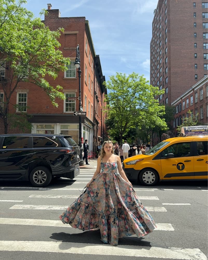 Vibrant Floral Maxi Dress - Image 1