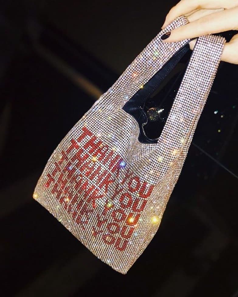 Alexander Wang Thank You Crystal Bag - Image 1