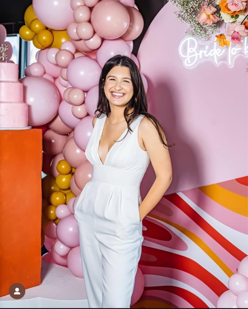 Jenny Yoo Skylar Bridal Shower Jumpsuit  - Image 1