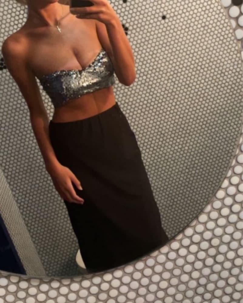 Sparkle Tube Bra Top - Image 1