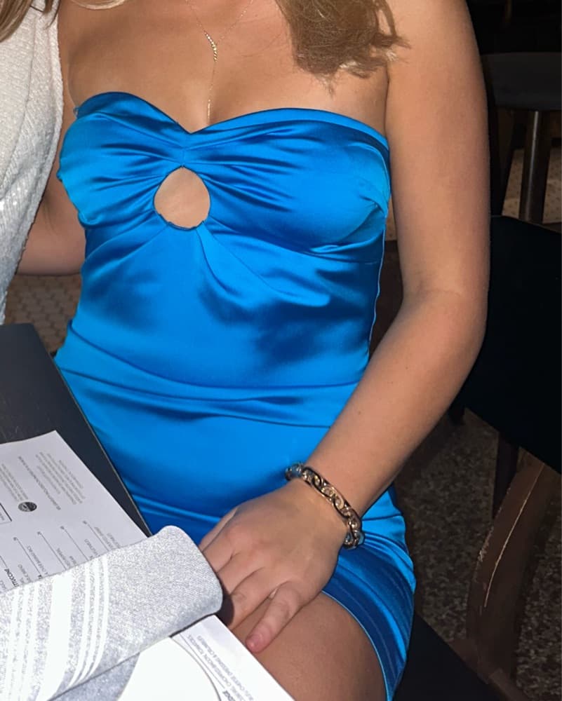 Blue mini dress - Image 2