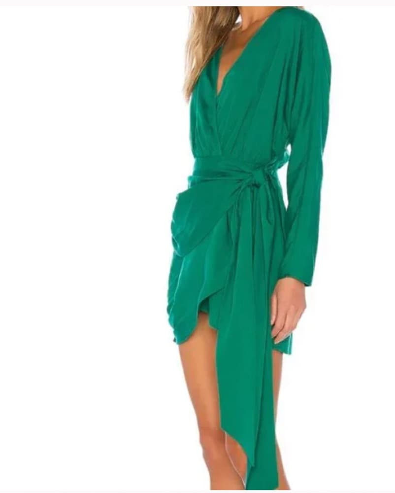 L'Academie (revolve) Green Mini Dress Xs - Image 2