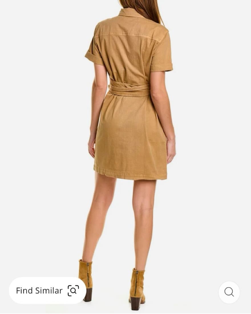 MOTHER Wrapped Up Mini Dress - Image 2
