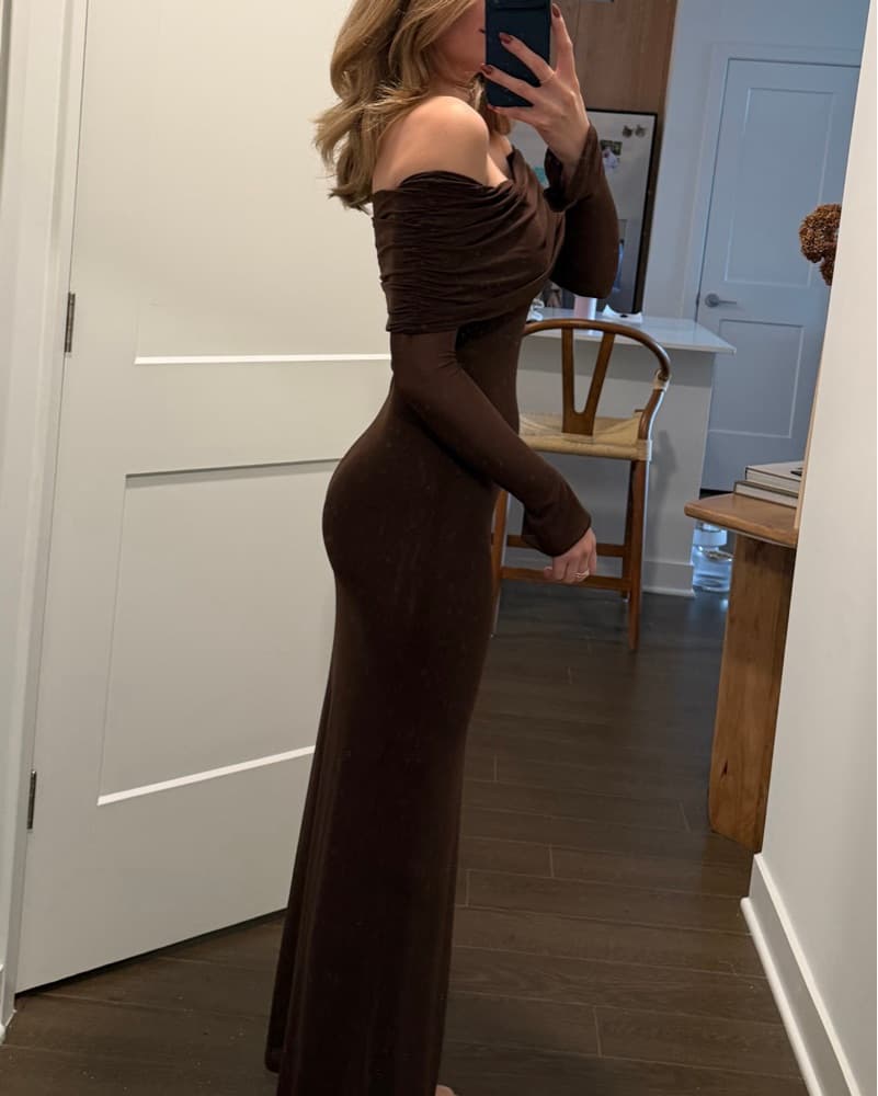 Off The Shoulder Maxi Dress - Image 4