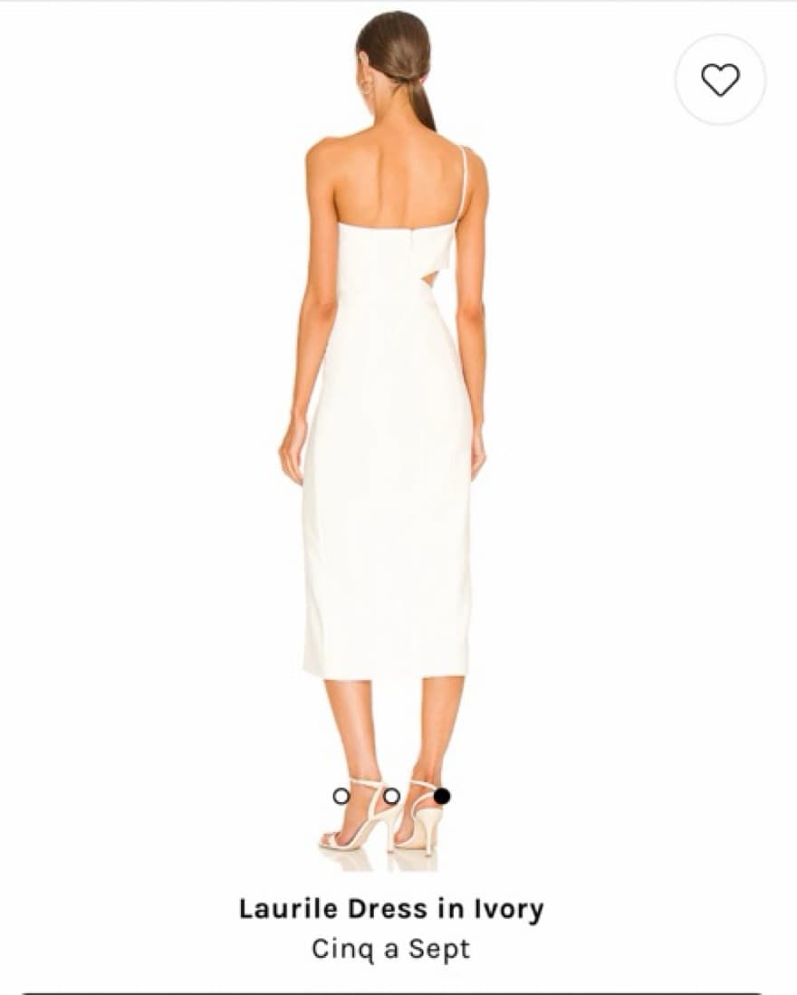 One Shoulder Cut Out Midi  - Image 2