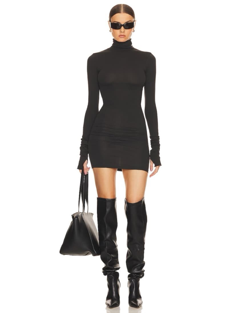 Helsa Turtleneck Mini Dress - Image 1