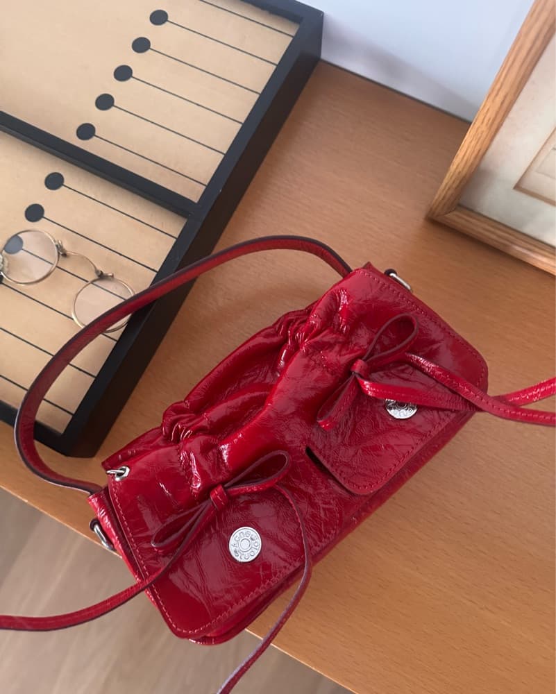 Acne Studios Red Micro Bag - Image 5