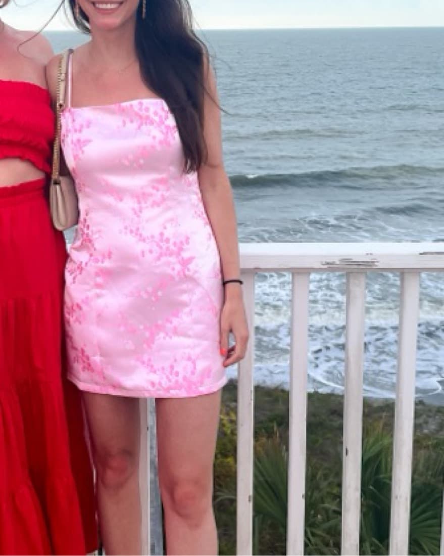 Pink Revolve Mini Dress - Image 1