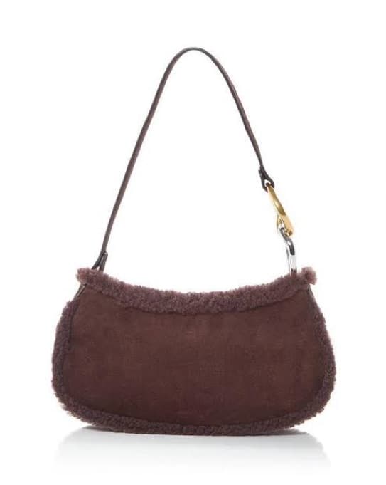 Staud Suede Shoulder Bag - Image 1