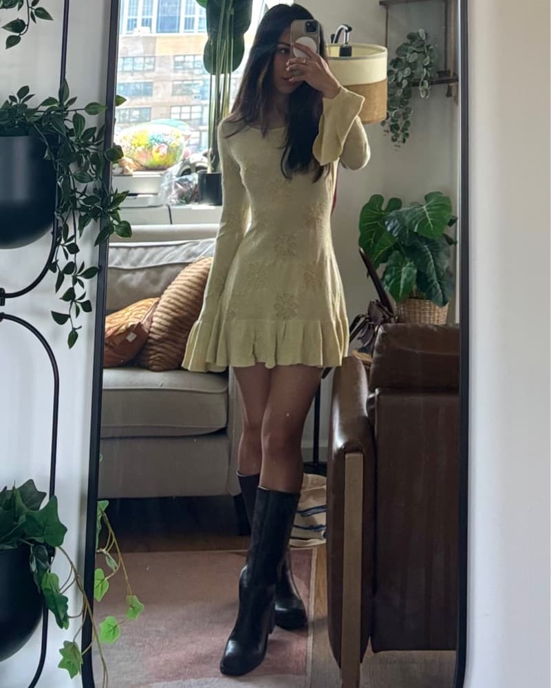 ASTA RESORT Rafaella Mini Dress In Lemon - Image 4