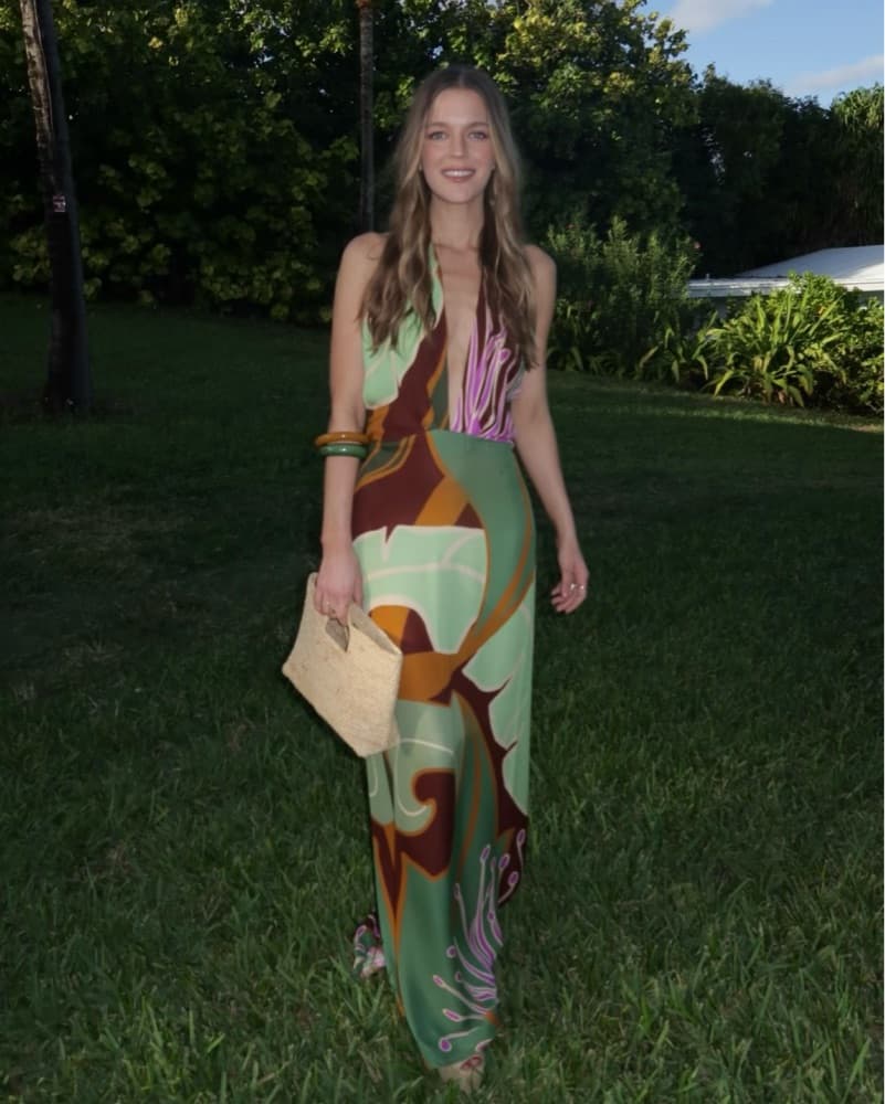 Johanna Ortiz Halter Silk Dress - Image 1