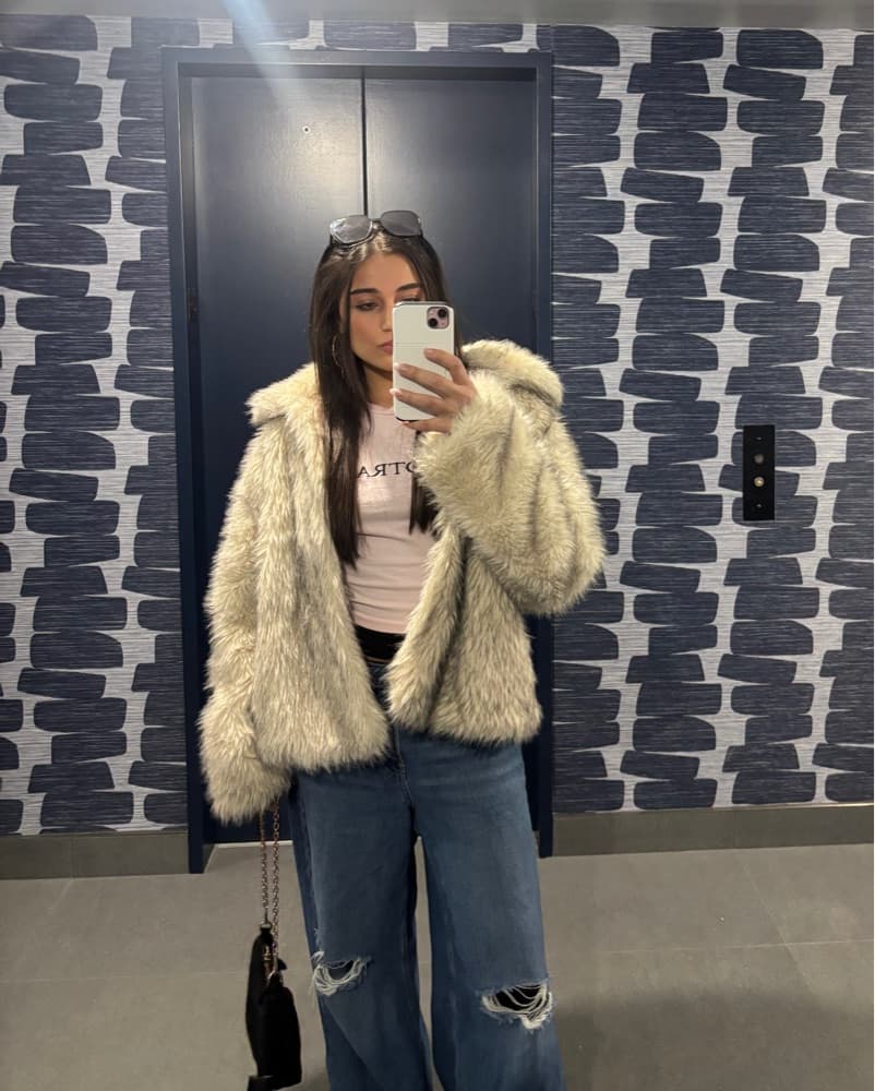 “Gucci Mink” Faux Fur Jacket - Image 1